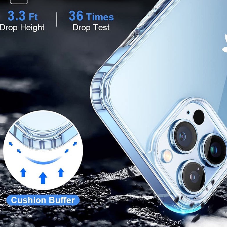 Ốp lưng  iPhone 14/ 14 Plus/ 14 Pro/ 14 Pro Max/ iPhone 13/ 13 Pro/ 13 Pro Max hiệu Rock