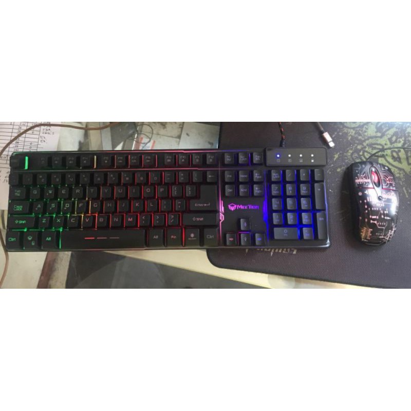 combo phím chuột có dây giả cơ