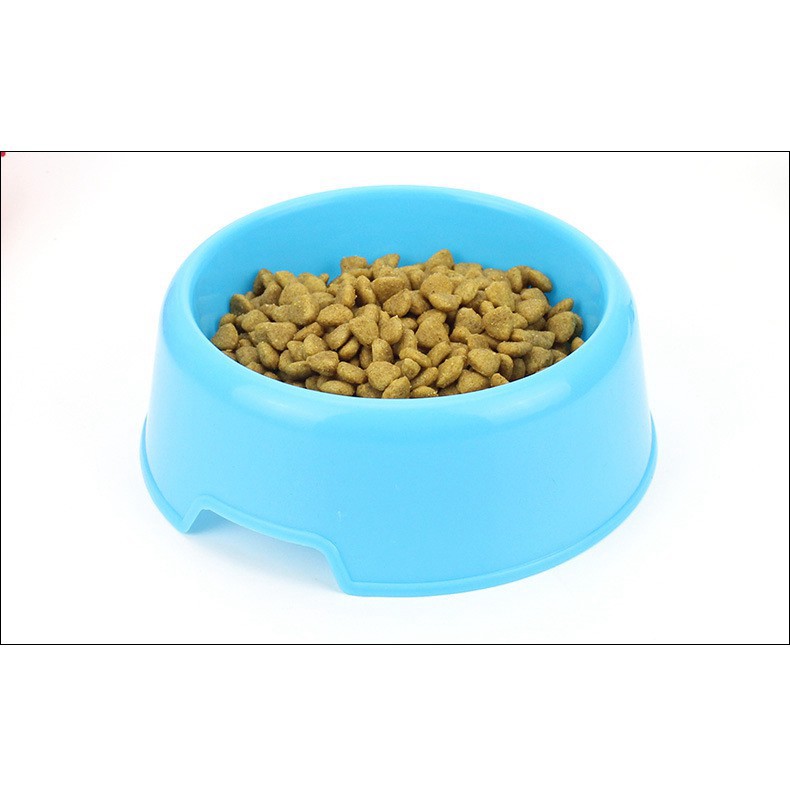 HCM - chén nhựa đơn cho thú cưng thích hợp làm bát ăn cho chó mèo 4size