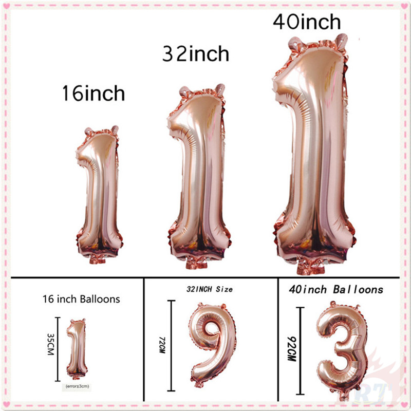 ♦ Trang Trí Tiệc - Bong Bóng ♦ 1 Bong Bóng Lõi Nhôm 32 Inch Hình Số Dùng Trang Trí Tiệc Sinh Nhật, Đám Cưới