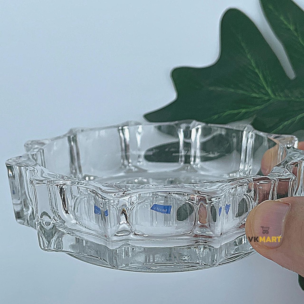 Gạt tàn thuốc thủy tinh tròn sản xuất Thái Lan