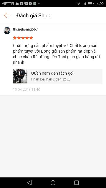 Quần nam đen rách gối (sz 27-36) | BigBuy360 - bigbuy360.vn