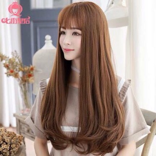 Tóc dài thẳng cúp đủ màu tóc có rãnh da đầu y như tóc thật