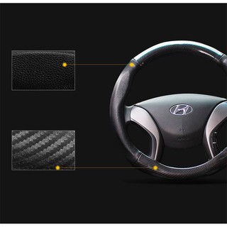 Bọc Vô Lăng Da Nappa 3D Vân Tổ Ong Xe Hyundai