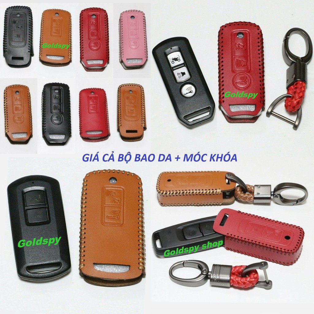 Bao Da Chìa Khóa Smartkey Honda SH, SH MODE, PCX, LEAD, AIR BLADE, VISION... - Bao bọc chìa khóa Honda SMARTKEY Honda