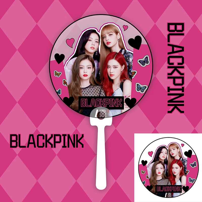 Quạt Cầm Tay In Hình Nhóm Nhạc Blackpink