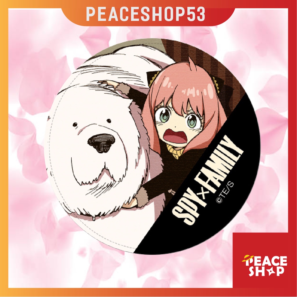 Huy hiệu Spy x Family  Lấp Lánh Huy Hiệu Anime Spy x Family Phụ Kiện Anime Manga Ver 2 HH06