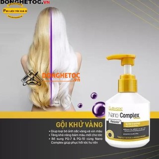 Dầu Gội Khử Vàng NANO COMPLEX 200ML