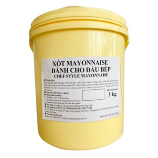 Xốt mayonnaise Kewpie dành cho đầu bếp xô 3kg