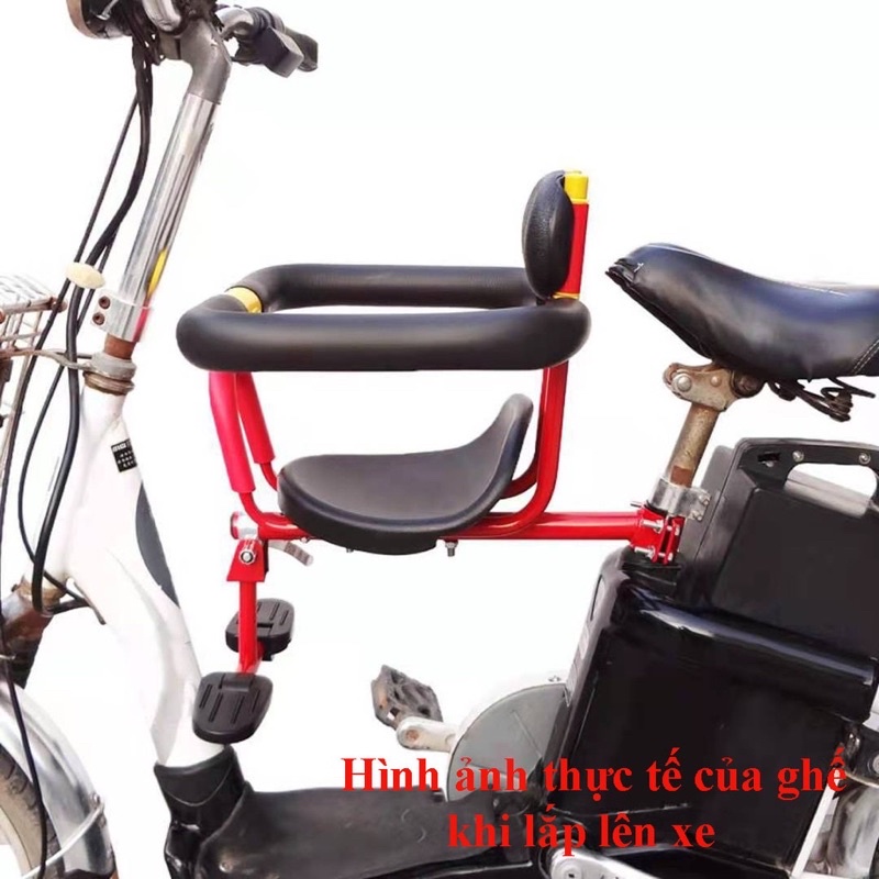 Ghế ngồi trước sau xe đạp bằng Hợp kim cho bé - Lihaze - Theli - Adiman