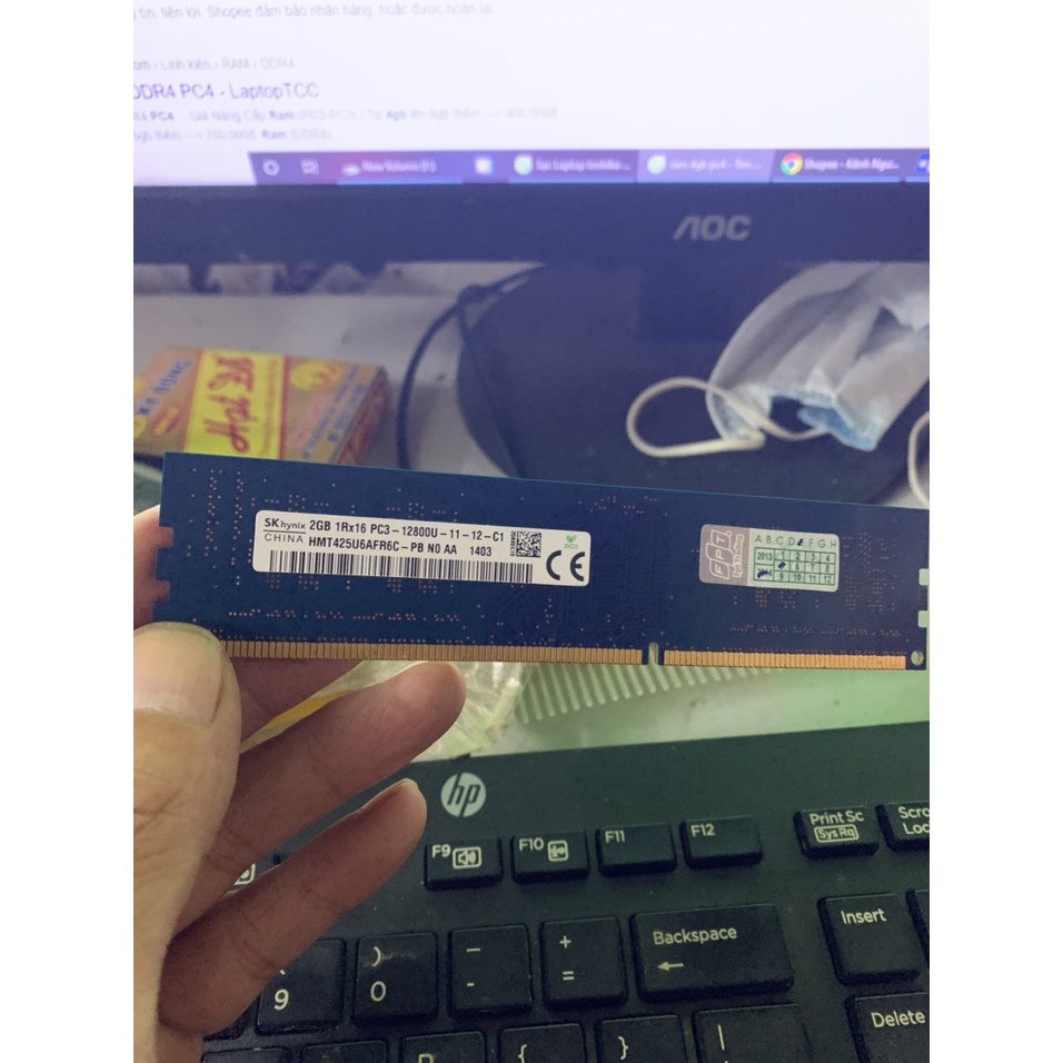 Ram PC máy bàn 2gb 4gb  ddr3, ddr4 bóc máy đẹp