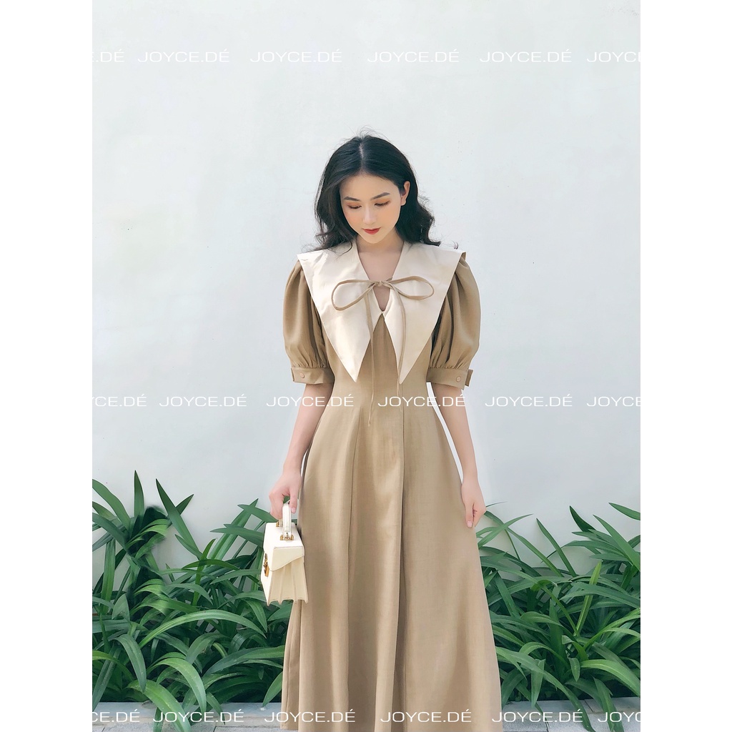 Váy maxi cổ v thắt nơ ngực xinh xắn JOYCE110
