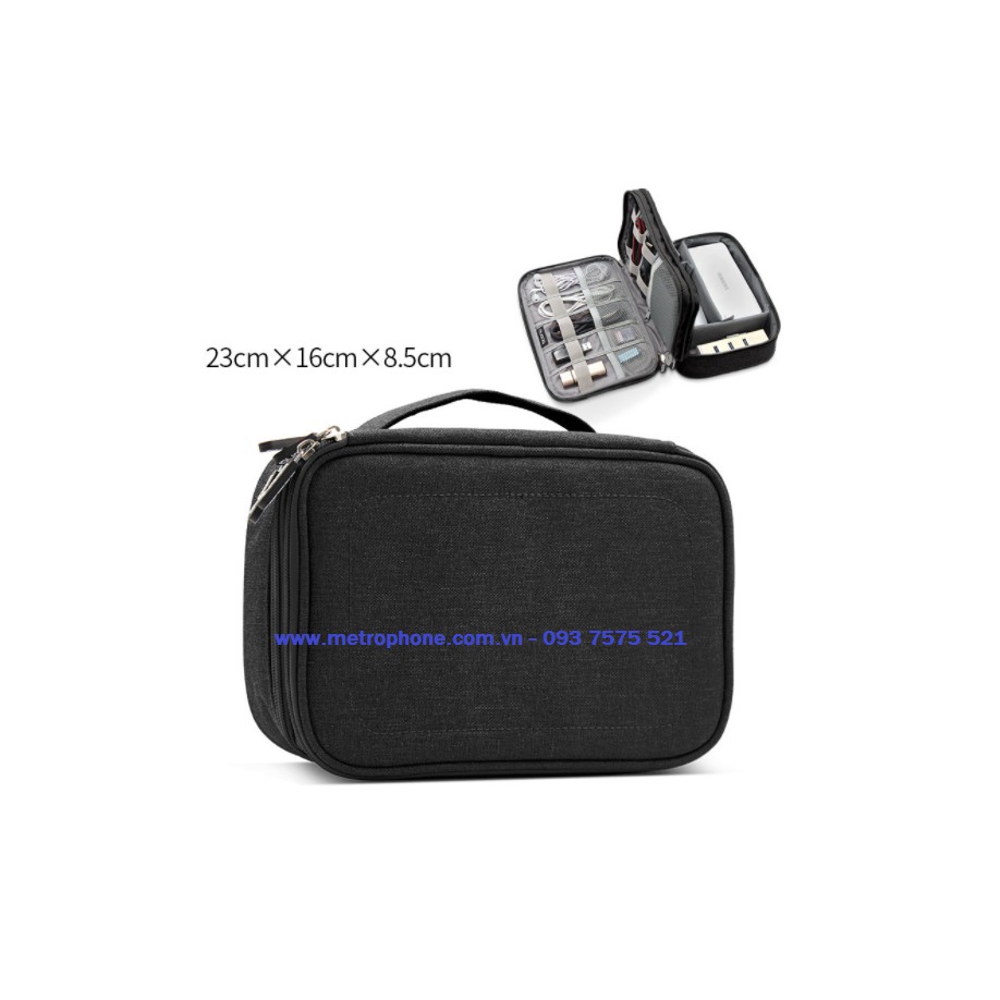 Túi đựng sạc cáp pin dự phòng loại lớn baona