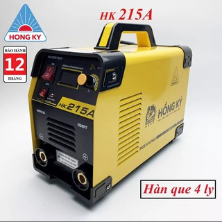 Máy hàn que Inverter Hồng Ký HK215A  Chức năng chống giật - Hàng chính hãng