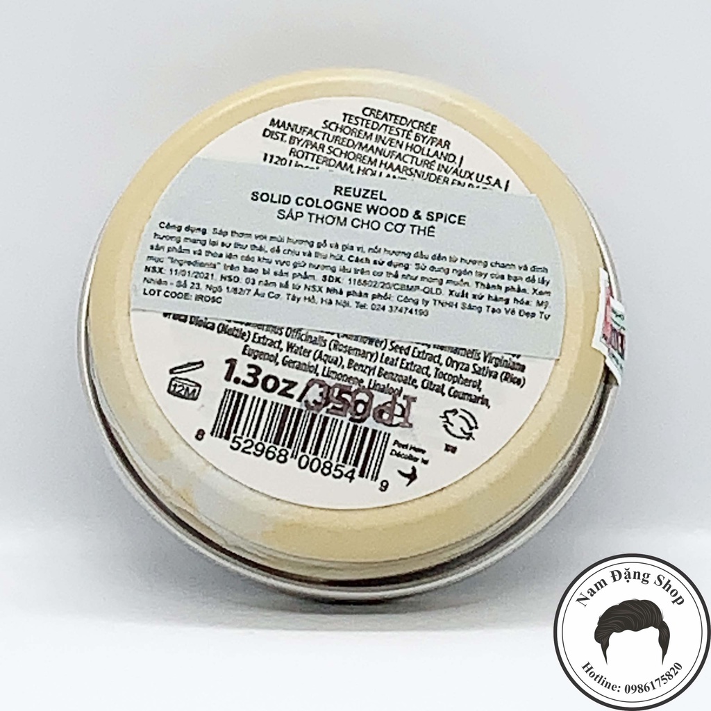 Nước Hoa Khô Reuzel Wood & Spice Solid Cologne Balm | BigBuy360 - bigbuy360.vn