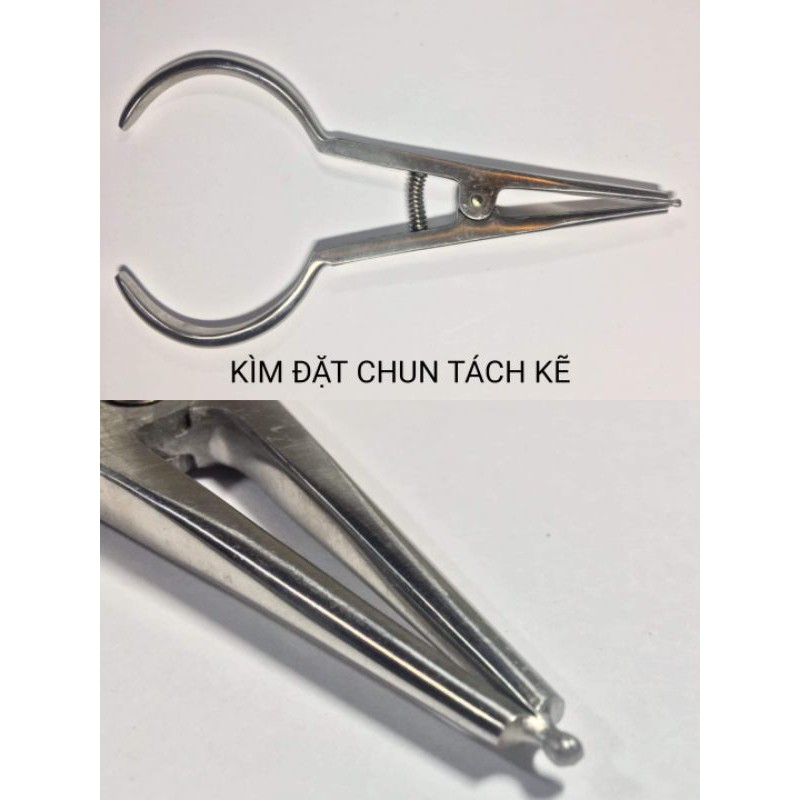 Kìm đặt chun tách kẽ - chỉnh nha,niềng răng