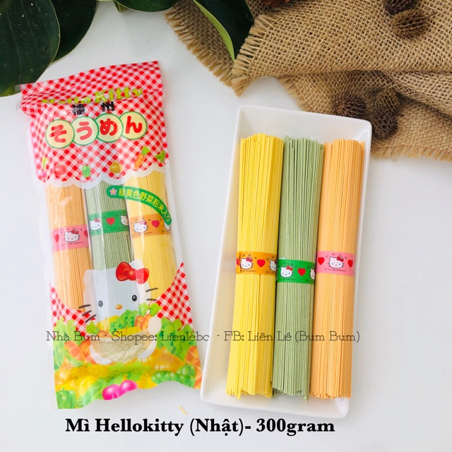 Mì somen rau củ Hello Kitty 300g