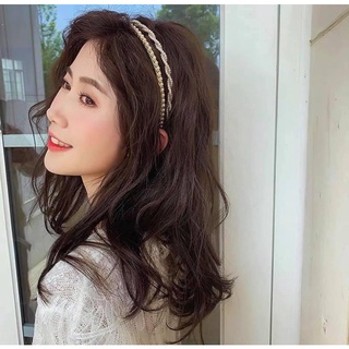 Cài tóc đính hạt trắng tiểu thư