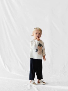 Áo len lông thỏ Zara chim cánh cụt
