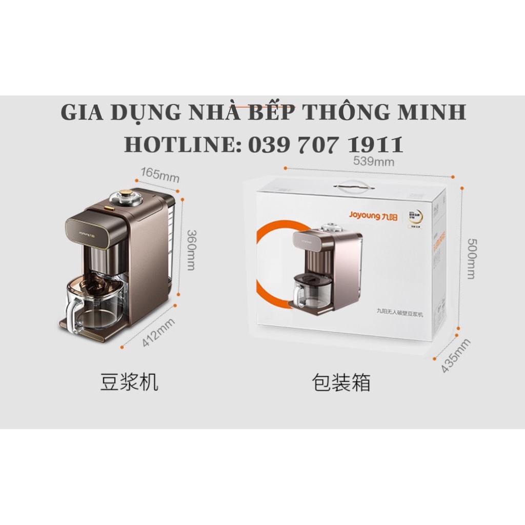 "SẴN HÀNG CHÍNH HÃNG “ Máy làm sữa hạt Joyoung cao cấp K1S tự động rửa . Tặng 5 chai thủy tinh miso 250ml.