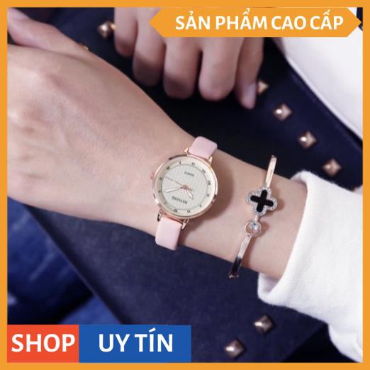 Đồng Hồ Nữ MSTIANQ Dây Da Mặt Tròn La Mã Siêu Dễ Thương - Mẫu Mới [HÀNG CAO CẤP] | BigBuy360 - bigbuy360.vn