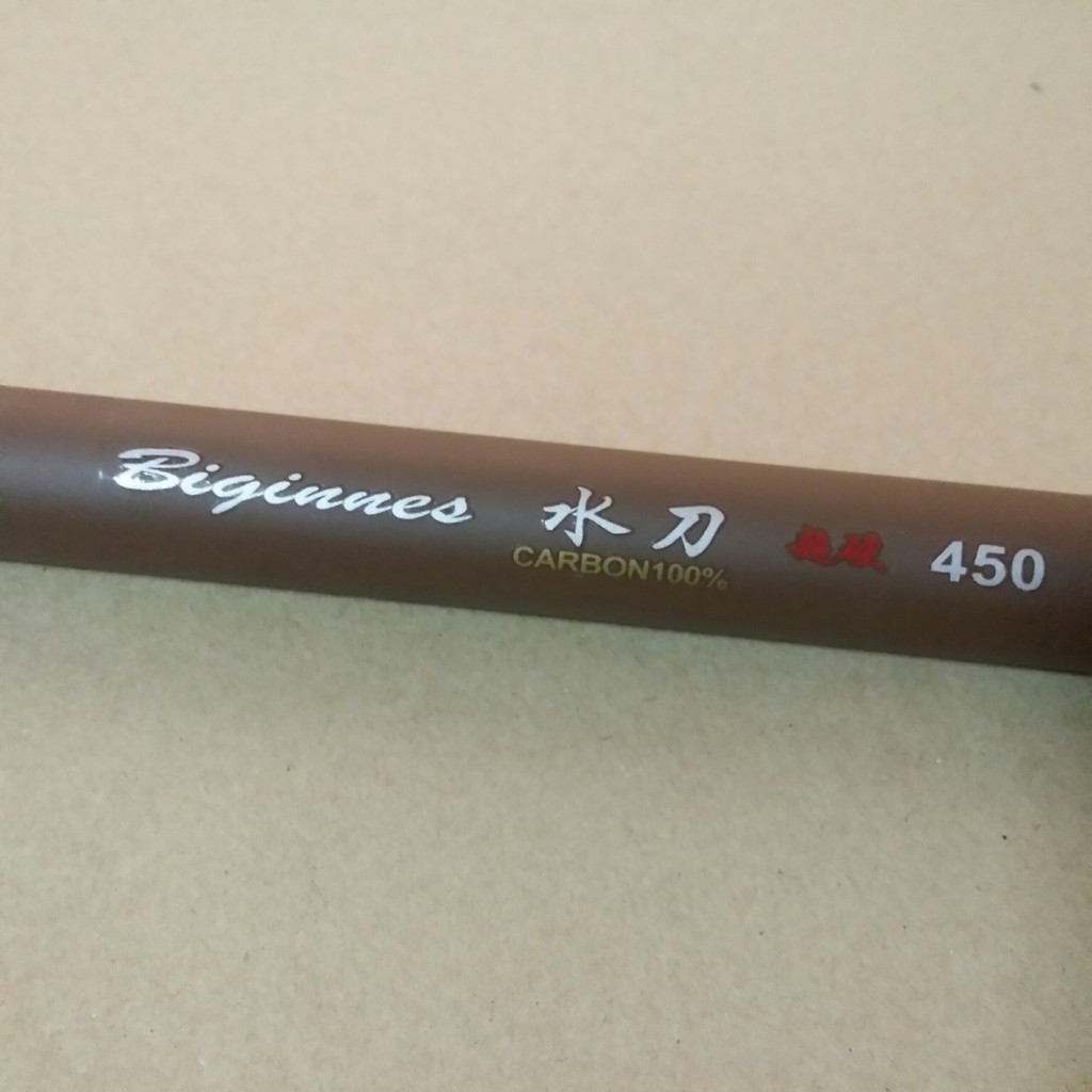 Cần Tay 4m5 100% Cacbon - Tặng Full Phụ Kiện