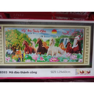 Tranh đính đá Mã Đáo Thành Công 88593 (chưa đính)