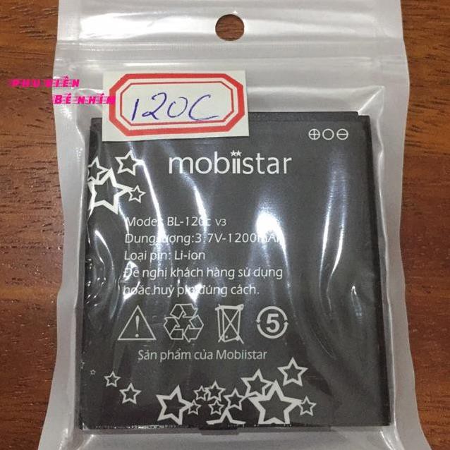 Pin mobistar bl-120c ( phụ liện bé nhím)