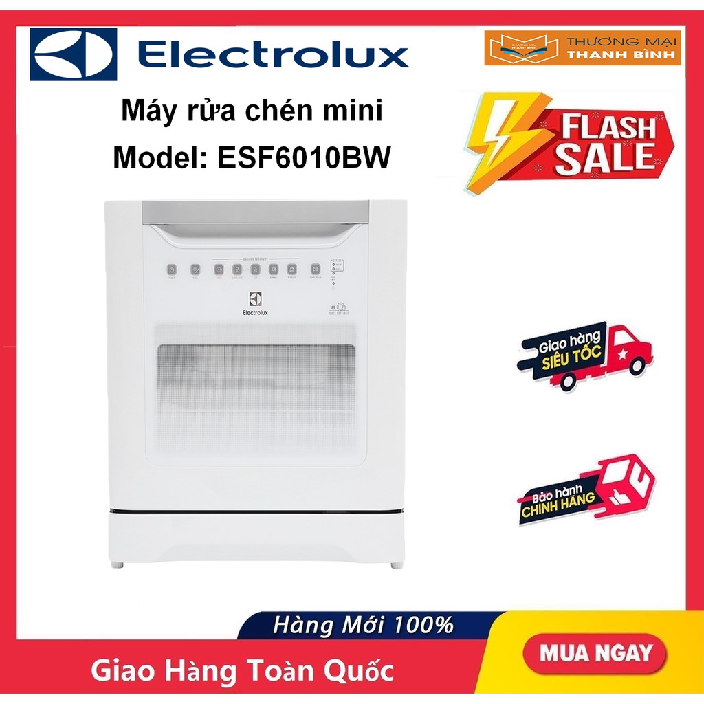 Máy rửa chén mini Electrolux ESF6010BW 1480W