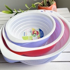 combo 4 bộ rổ thau 2T, 2T4, 2T8, 3T2 duy tân