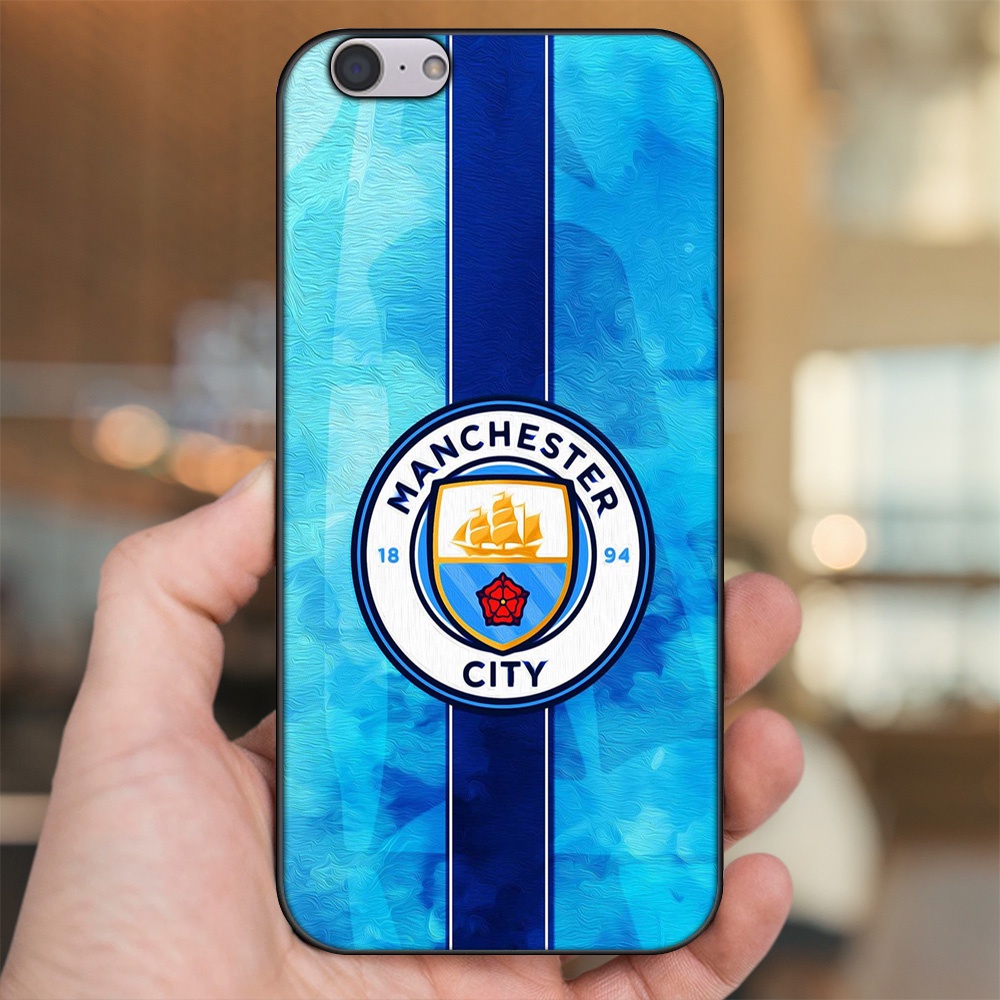 Ốp lưng Oppo A39, F3 Lite viền đen in hình Manchester City MC
