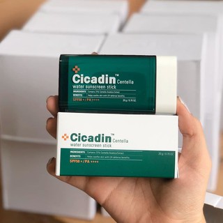 Kem chống nắng dạng thỏi Cicadin Centella Water Sunscreen Stick SPF50+ PA++++