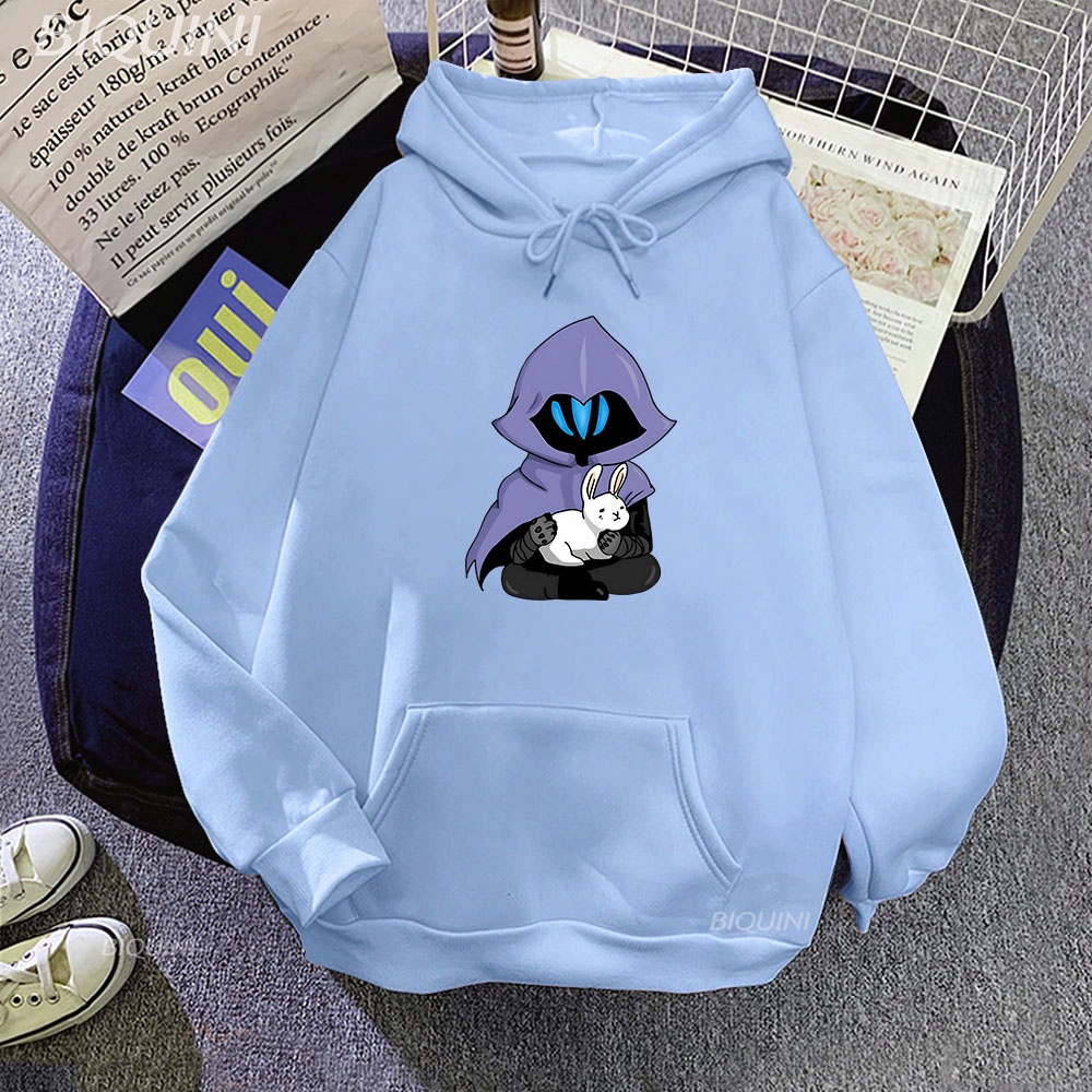 Áo Hoodie Omen VALORANT In Họa Tiết Hoạt Hình Phong Cách HIP HOP Thời Trang Cho Nam