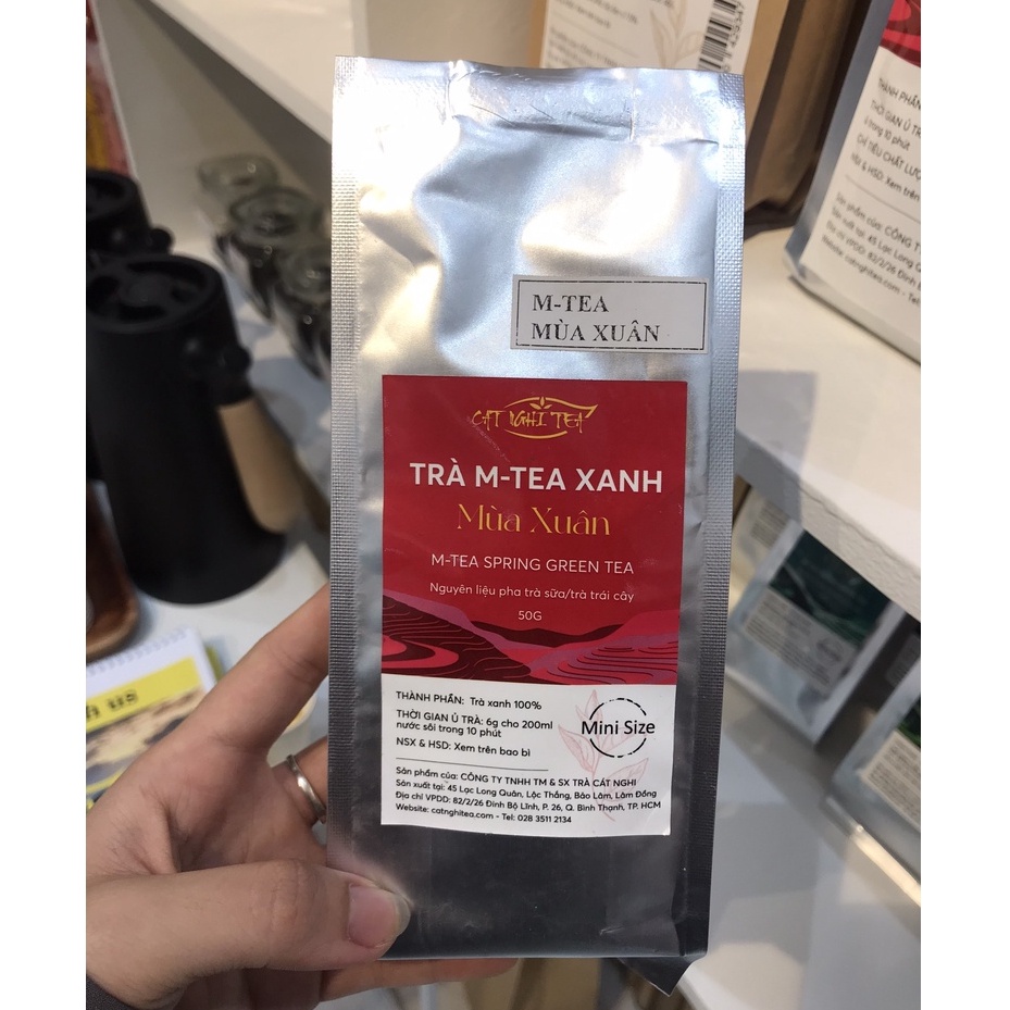 Trà xanh CAT NGHI TEA - Nguyên liệu chuẩn pha trà sữa và trà trái cây thơm ngon