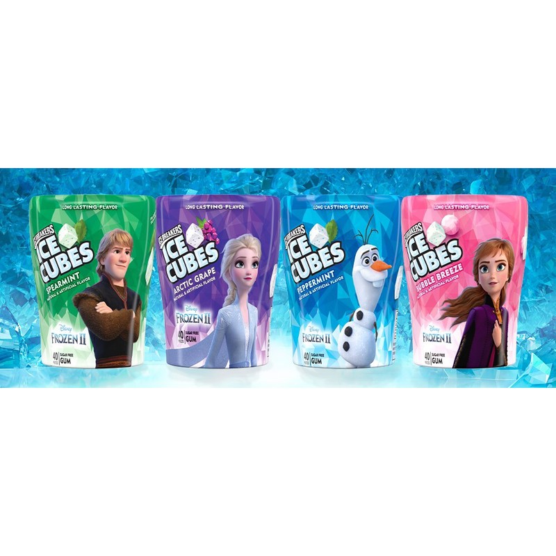 Kẹo Singum IceBreakers Ice Cubes phiên bản FROZEN 40 viên vị nho và bạc hà