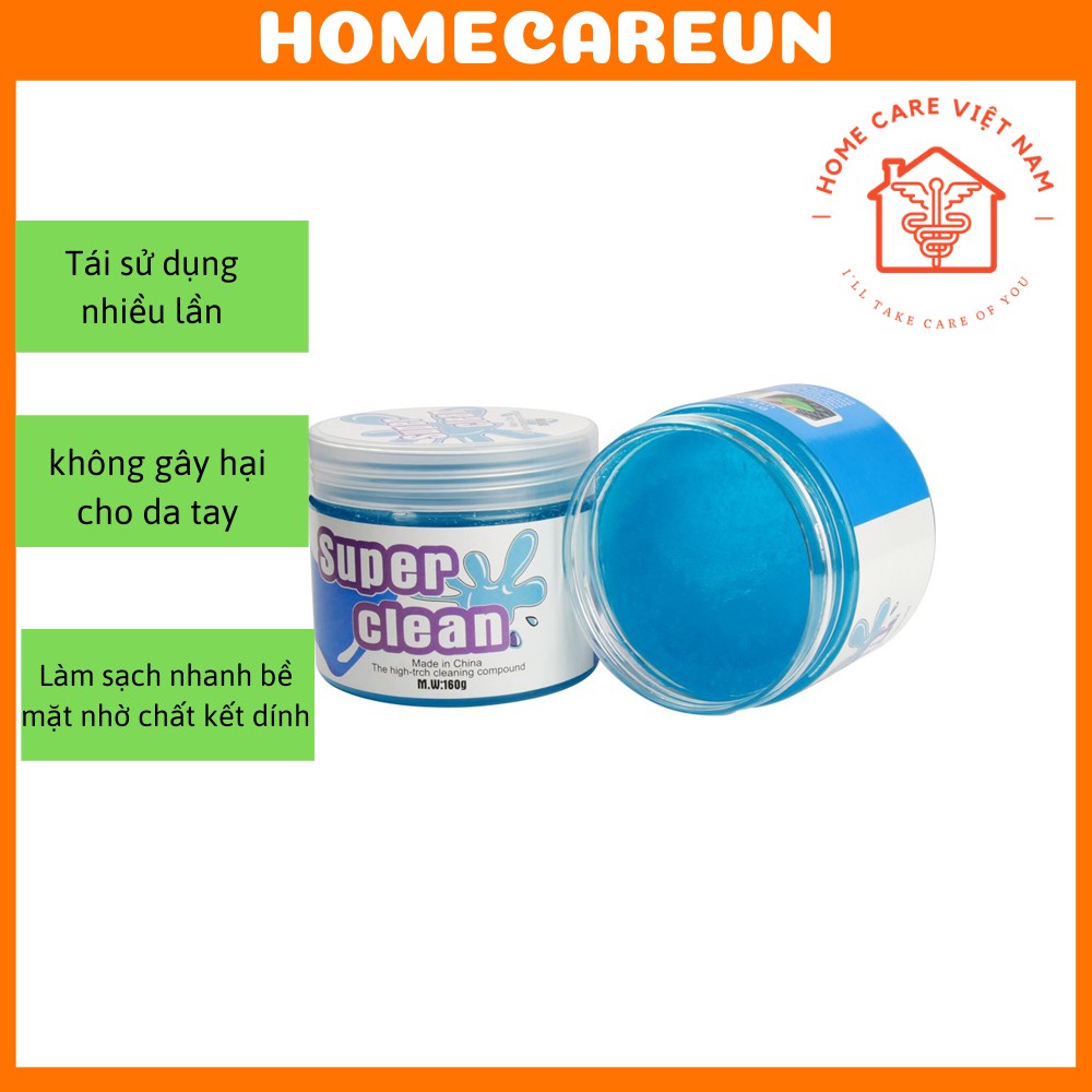 Gel vệ sinh bàn phím máy tính Super clean ( loại xanh nước biển cao cấp )