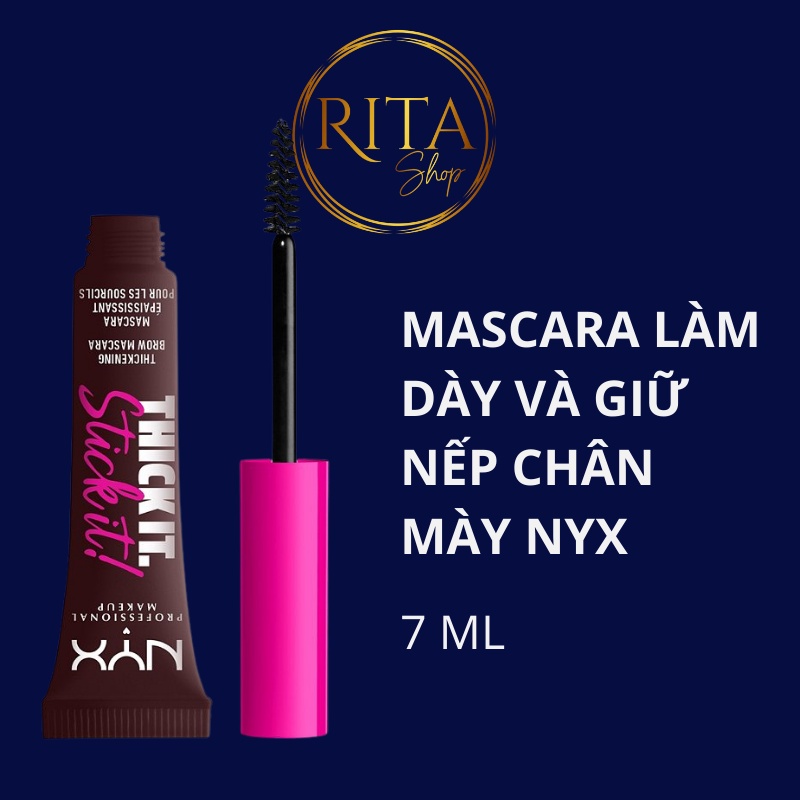 Mascara làm dày và giữ nếp chân mày NYX Thick It Stick It