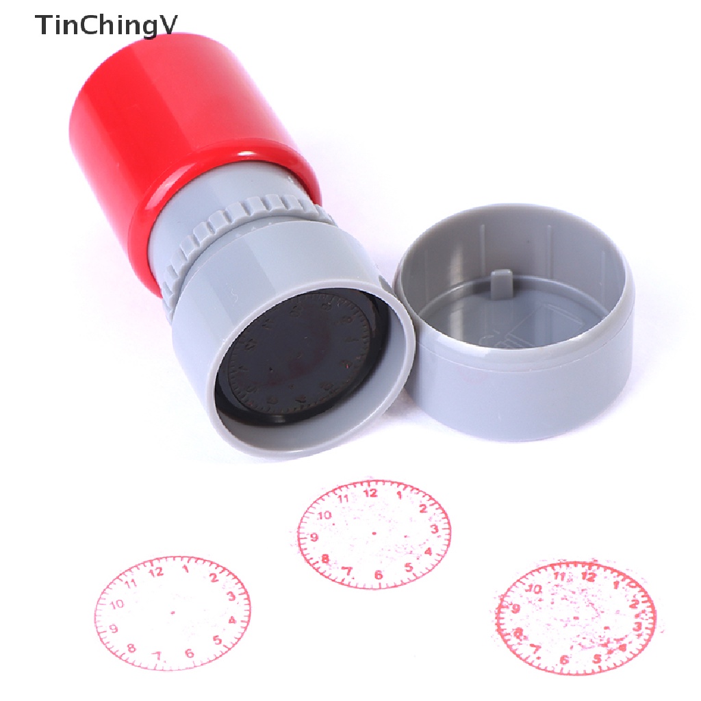 1 Con Dấu Hình Đồng Hồ Dạy Học Kích Thước 20mm Dành Cho Bé