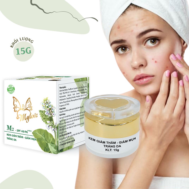 Kem ngừa mụn - Trắng da - Ngừa vết thâm MyLove chính hãng Long Phụng Khang