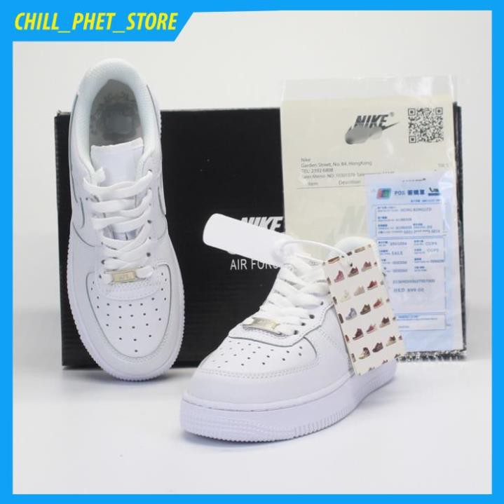 [HOT SALE] 🔥Giày thể thao sneaker AF1 trắng full box 1.1