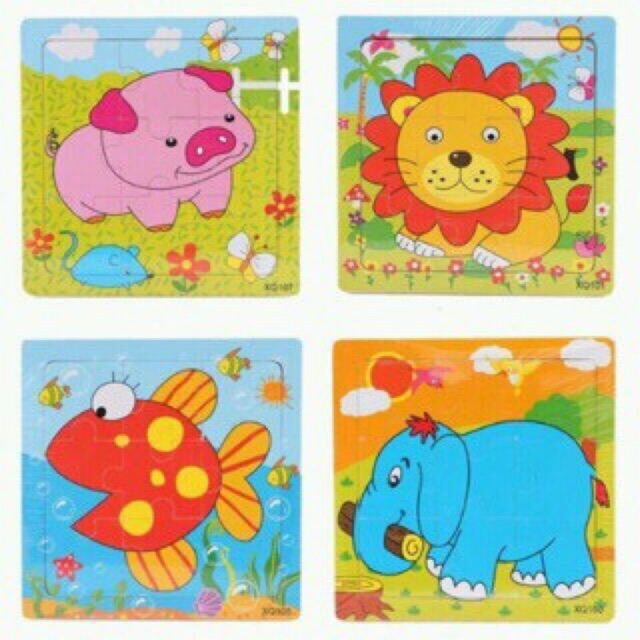 Tranh ghép gỗ 9 miếng