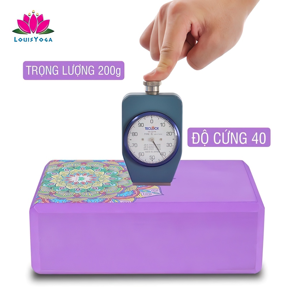 [Mã BMBAU50 giảm 7% đơn 99K] Gạch tập yoga - Thư viện Yoga - Khối lượng 200gr, size 23cm x 15cm x 8cm