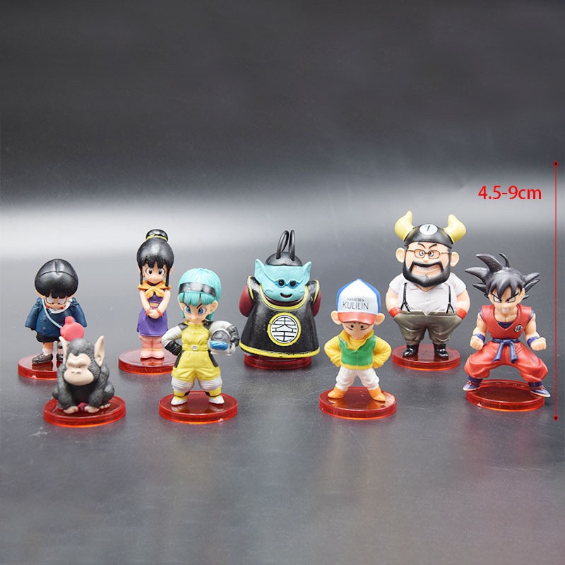 Mô hình Dragon Ball - WCF/DWC - 8 mẫu bán lẻ Goku Thần Kaio Bubbles Gohan Krillin Bulma ChiChi Ox King - Cao 4,5~9cm