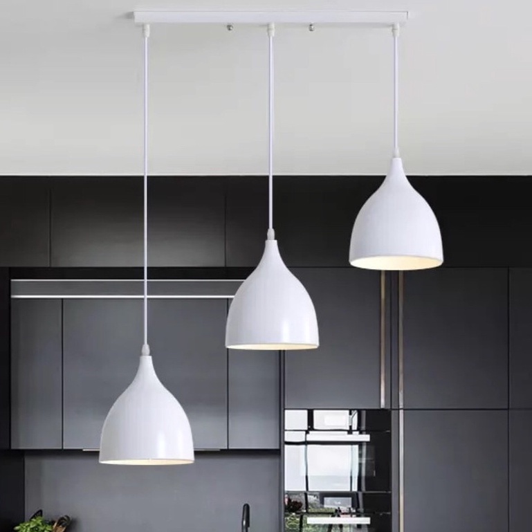 Đèn thả trang trí hiện đại chao giọt nước chưa bao gồm bóng đèn AHN 04