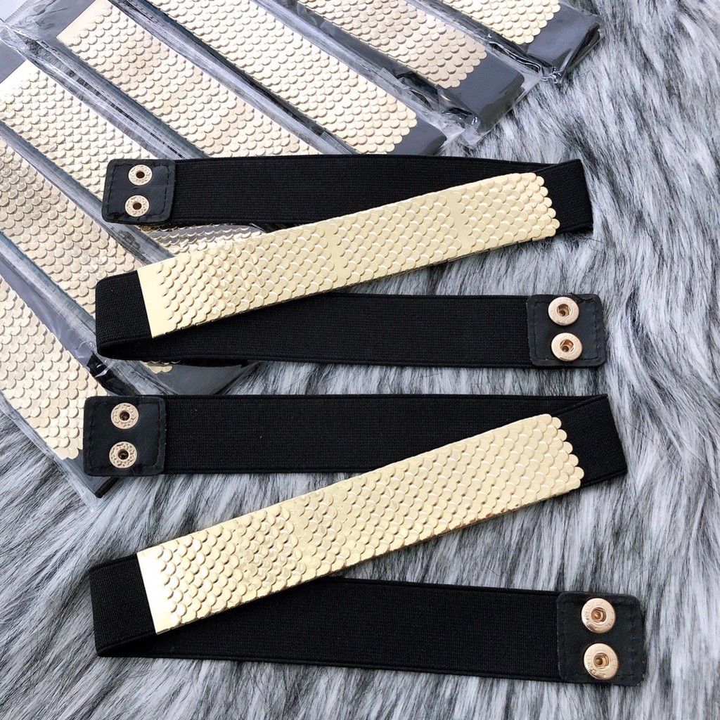 Dây nịt đai mặc váy belt mặc đầm vảy cá bản nhỏ 3cm siêu hot hit hot nhe khách iu