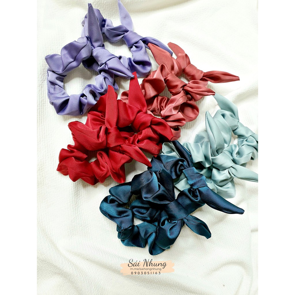 Thanh Cuốn Tóc Xoăn Lụa Cao Cấp Không Dùng Nhiệt (1 Thanh Cuốn Lõi Kẽm+ 2 Dây Cột Tóc+1 Kẹp Tóc)