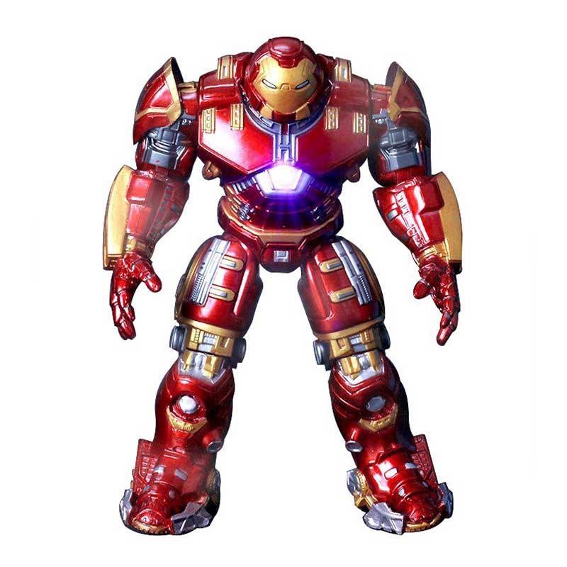 Mô Hình Nhân Vật Iron Man Bằng Pvc Có Đèn Led