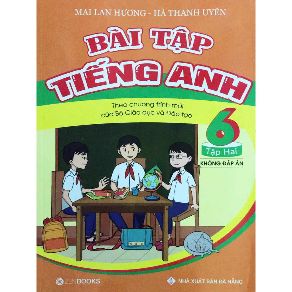 Sách - Bài tập tiếng anh lớp 6 tập 2 không đáp án