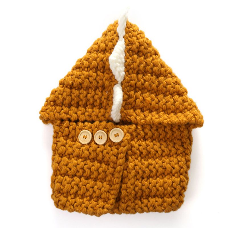 Mũ Dệt Kim Trùm Đầu Kiêm Khăn Choàng Cổ Đính Tai Thú Hoạt Hình Thời Trang Mùa Đông Cho Bé