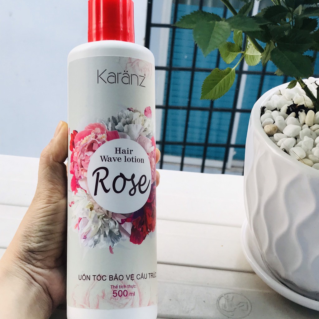 Uốn lạnh Hoa hồng Karanz Hair Wave Lotion 500ml